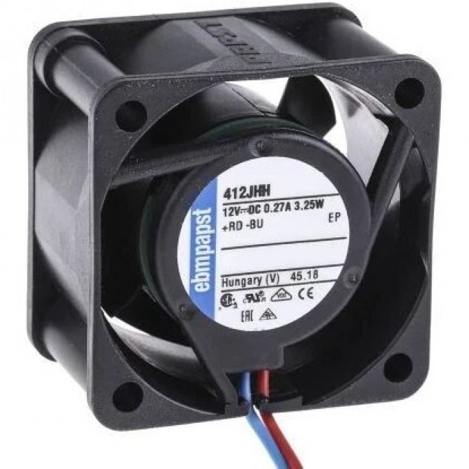 Вентилятор осевой EBMPAPST 400 J 40x40x25 мм EC 412-JHH