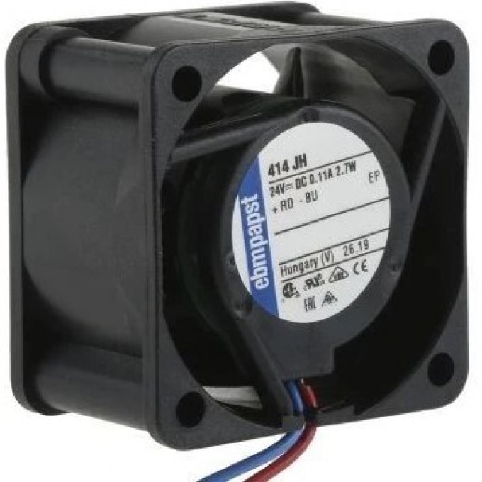 Вентилятор осевой EBMPAPST Серия 400 J 40x40x25 мм EC 24В 414-JH