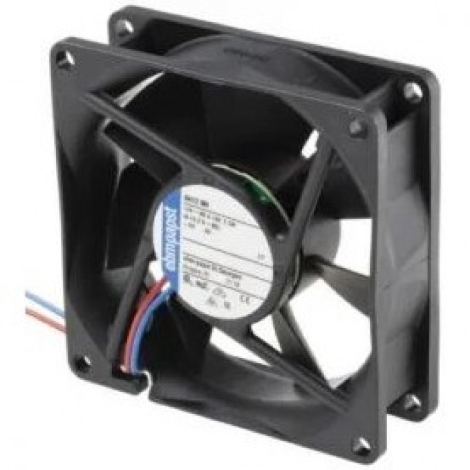 Вентилятор осевой EBMPAPST 8400 N 80x80x25 мм EC 12В 8412-NH