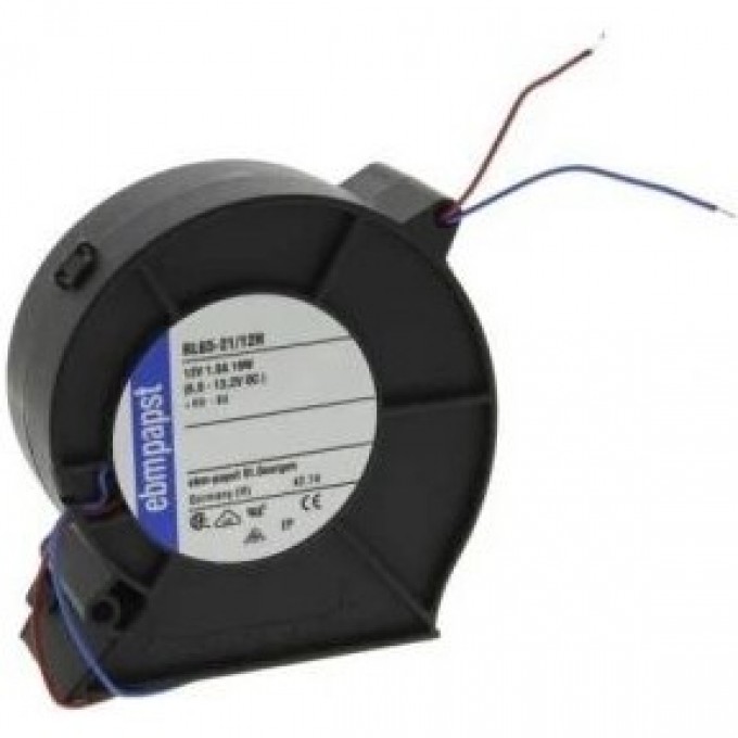 Вентилятор центробежный радиальный EBMPAPST RL/12 H 12В RL-65-21/12-H